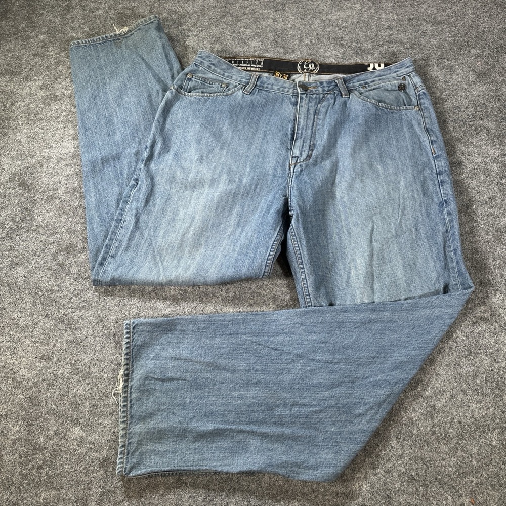 G-Unit Baggy Mens 38x34 Blue Jeans Distressed Y2k Vintage Hip Hop Skater 2000s
